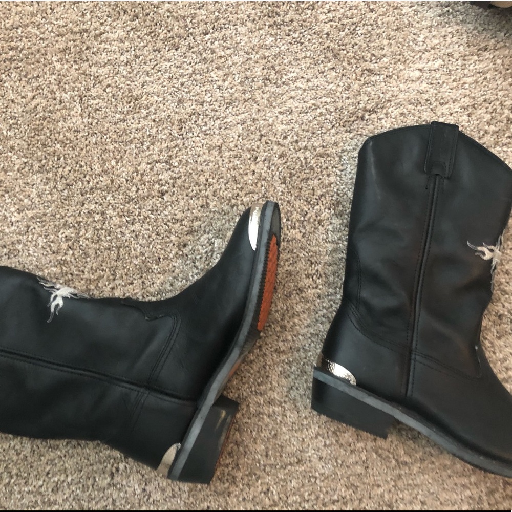 New Harley-Davidson Amarillo black boots size 10